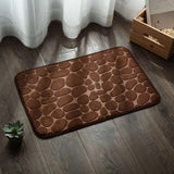 Super Absorbent Shower Bath Mat Bathroom Anti-Slip Carpet Rug Simple Kitchen Entrance Soft Door Bathtub Side Bath Mat Home Decor