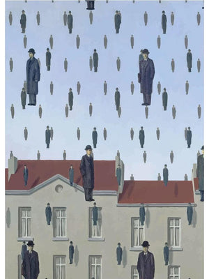 Surrealism Rene Magritte Classic Artwork Reproduction Posters and Print Canvas Painting Wall Art Picture for Living Room Cuadros