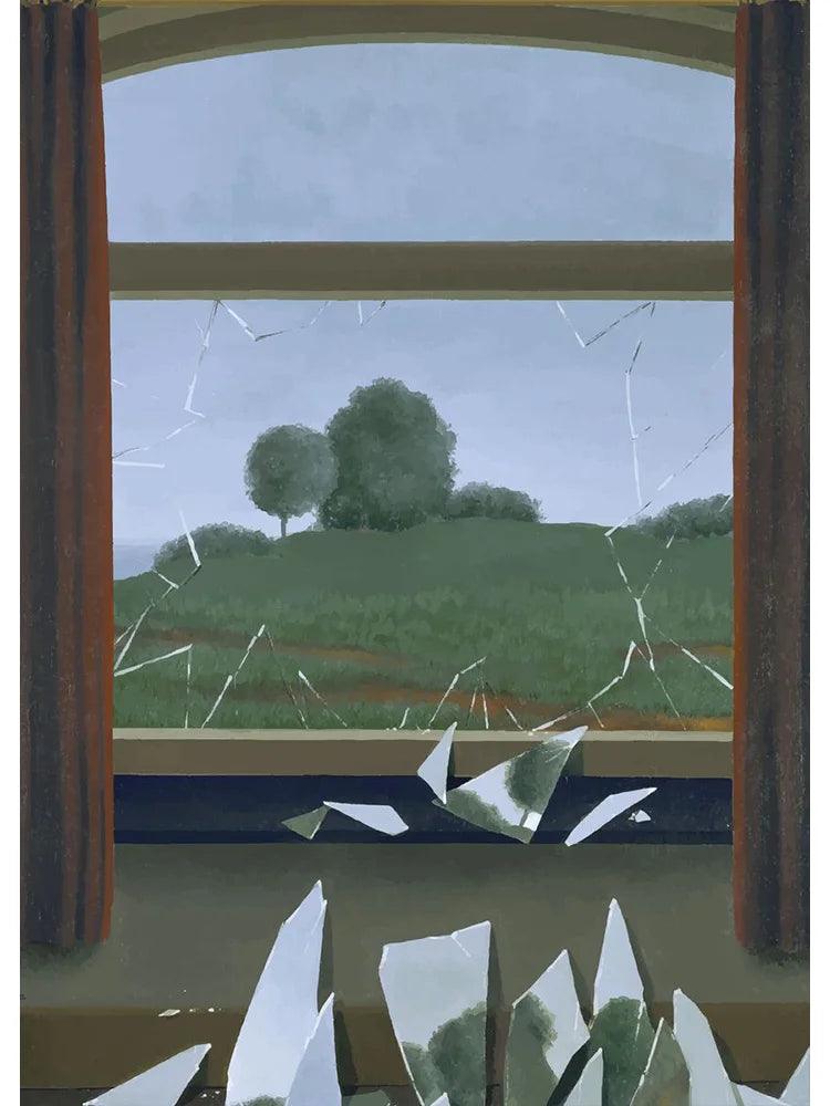 Surrealism Rene Magritte Classic Artwork Reproduction Posters and Print Canvas Painting Wall Art Picture for Living Room Cuadros