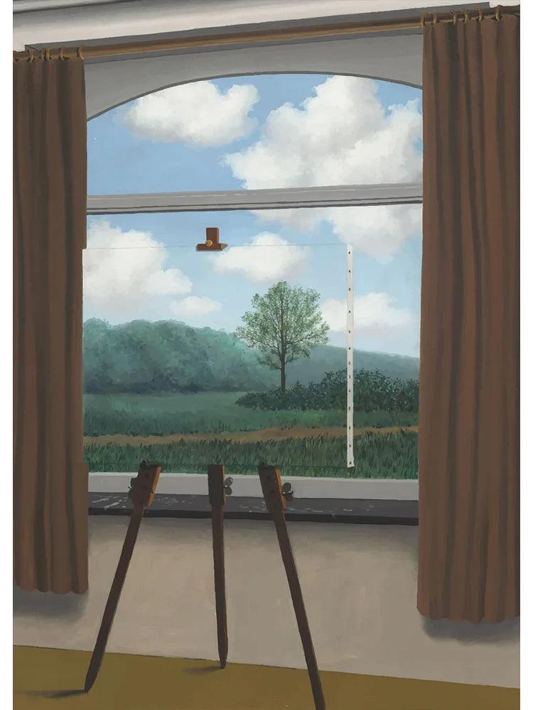 Surrealism Rene Magritte Classic Artwork Reproduction Posters and Print Canvas Painting Wall Art Picture for Living Room Cuadros