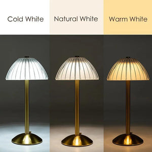 Table Lamp LED Touch Sensor Desktop Night Light Rechargeable Wireless Reading Lamp for Restaurant Hotel Bar Bedroom Decor Light