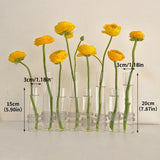 Test Tube Vases, High Appearance Glass Ornaments, Fresh Flowers, Hydroponic Planters, Combination Flower Vase Decorations