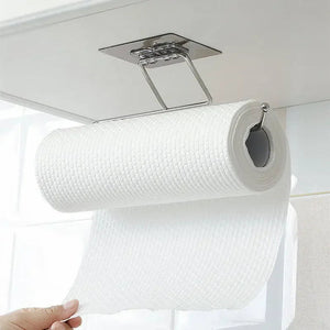 Toilet Paper Holder Bathroom Storage Paper Towel Holder Kitchen Wall Hook Toilet Paper Stand Home Organizer Toilet Accessories