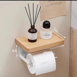 Toilet Tissue Roll Holders Wall Mount with Self Screw for Small Items,Tissue Holder for Bathroom Kitchen Bedroom