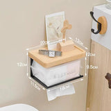 Toilet Tissue Roll Holders Wall Mount with Self Screw for Small Items,Tissue Holder for Bathroom Kitchen Bedroom