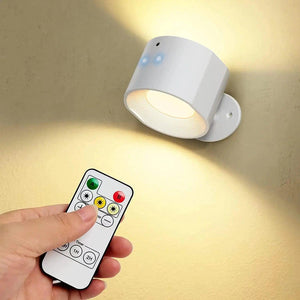 Touch Remote control Led rechargeable wall lamp Rechargeable Battery powered LED cordless wall sconces light with USB charging