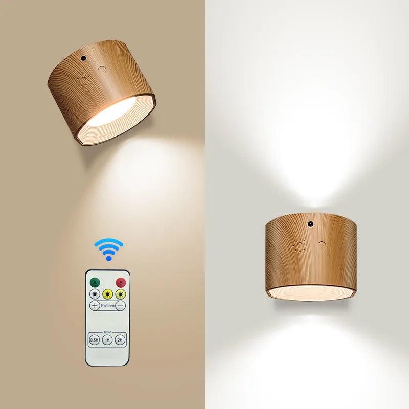 Touch Remote control Led rechargeable wall lamp Rechargeable Battery powered LED cordless wall sconces light with USB charging