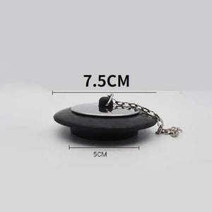 Universal Rubber Sink Plug With Chain Rubber Choke Bathtub Drain Stopper With Chain Chain Rubber Water Stopper Rubber Bathtub