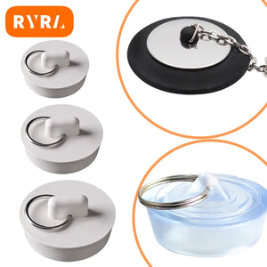 Universal Rubber Sink Plug With Chain Rubber Choke Bathtub Drain Stopper With Chain Chain Rubber Water Stopper Rubber Bathtub