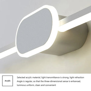 Wall Lamp above Mirror LED long sconces for Bathroom Vanity Makeup Dressing Toilet Bedside Home Decor Interior Light Fixtures