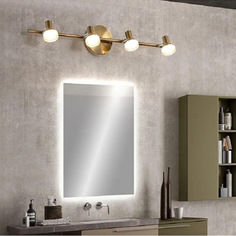 Waterproof LED Wall Lamp Wall Sconc Bathroom Vanity Makeup Mirror Headlight Lustre Indoor Lighting Fixtures Decor AC 110V220V