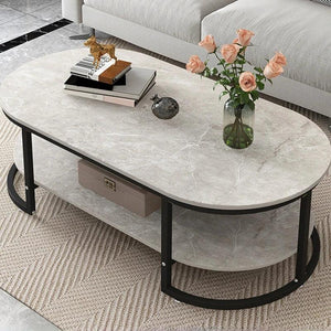 White Living Room Coffee Table Modern Nordic Luxury Low Marble Storage Poker Entryway Console Table Dining Muebles Furniture