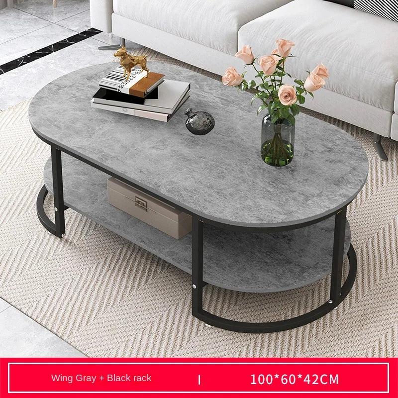 White Living Room Coffee Table Modern Nordic Luxury Low Marble Storage Poker Entryway Console Table Dining Muebles Furniture