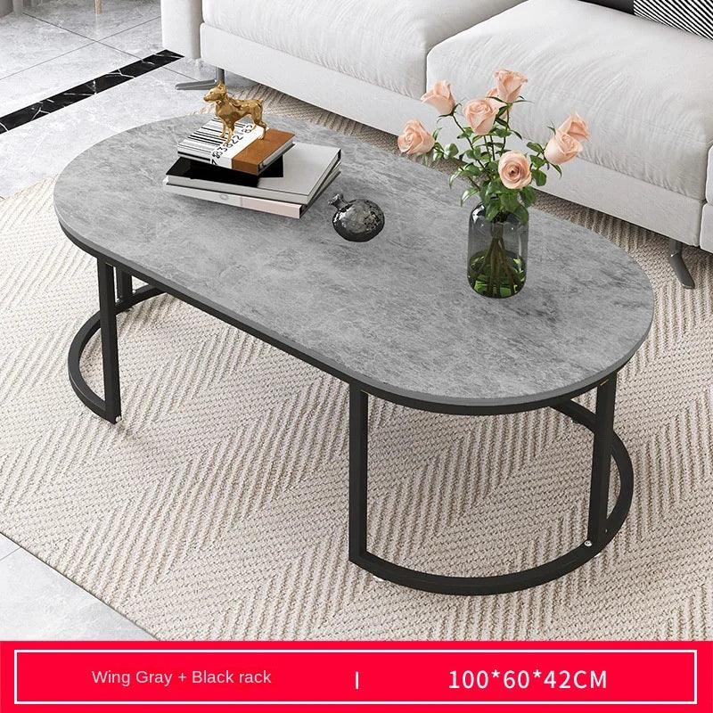 White Living Room Coffee Table Modern Nordic Luxury Low Marble Storage Poker Entryway Console Table Dining Muebles Furniture