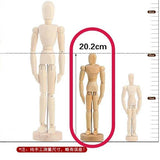 Wooden Hand Figurines Rotatable Joint Hand Model Drawing Sketch Mannequin Miniatures Office Home Desktop Room Decoration