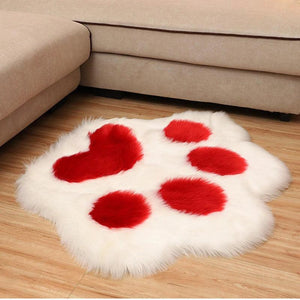 Wool-like Hand-Shaped Brush Carpet Office Living Room Desk Children's Room Carpet Plush Carpet Rugs for Bedroom Cute Rug