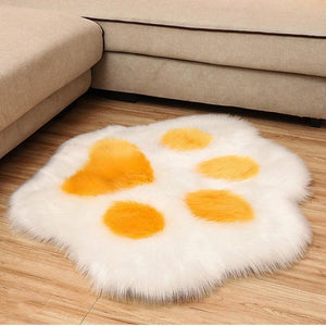 Wool-like Hand-Shaped Brush Carpet Office Living Room Desk Children's Room Carpet Plush Carpet Rugs for Bedroom Cute Rug