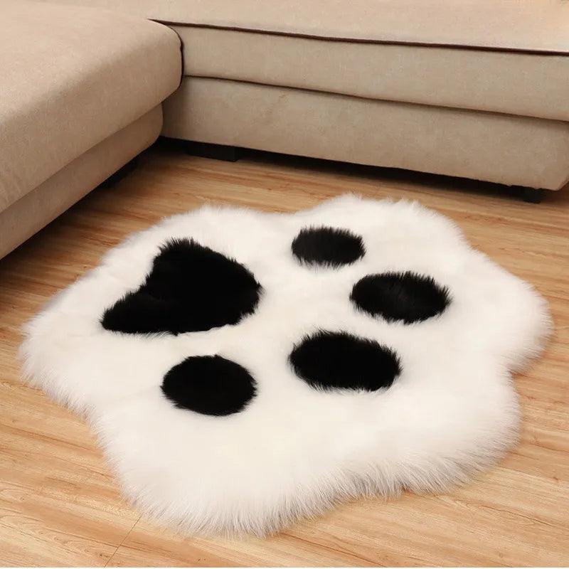 Wool-like Hand-Shaped Brush Carpet Office Living Room Desk Children's Room Carpet Plush Carpet Rugs for Bedroom Cute Rug