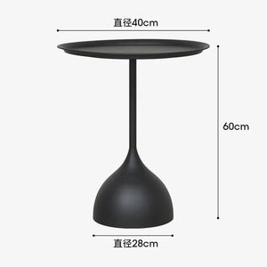 black Nordic Round Coffee Tables Metal Modern Home portable Living Room Auxiliary Center Side Tea Table Design Bed Nightstand