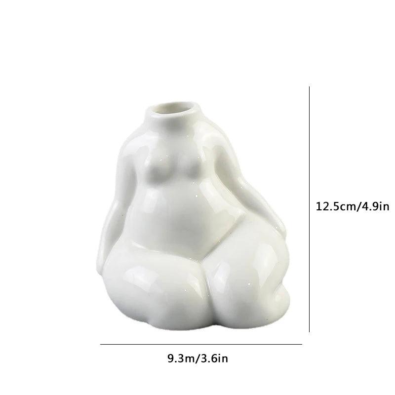 ceramic vase sculptures figurines for interior room decor luxury Decorative sculptures for home living room decoration statue