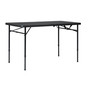 dinning table set furniture Mainstays 4 Foot Fold-In-Half Adjustable Table, Rich Black dinning table