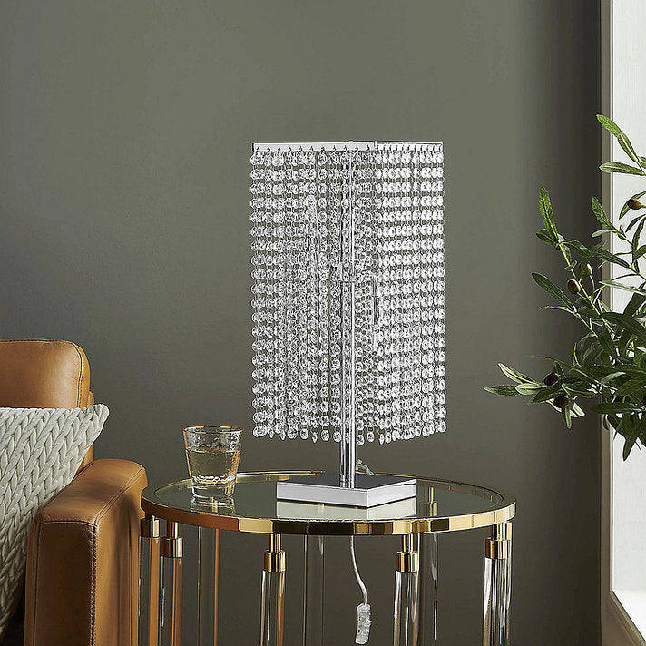 Crystal Strands Table Lamp // 2 Light