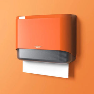 interhasa! Paper Towel Dispenser Wall Tissue Dispenser Paper Towel Holder Punch Free Towel Dispenser for Bathroom Toilet