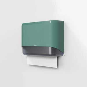 interhasa! Paper Towel Dispenser Wall Tissue Dispenser Paper Towel Holder Punch Free Towel Dispenser for Bathroom Toilet