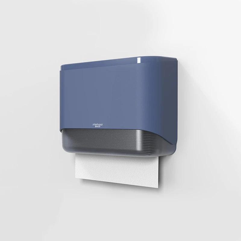 interhasa! Paper Towel Dispenser Wall Tissue Dispenser Paper Towel Holder Punch Free Towel Dispenser for Bathroom Toilet