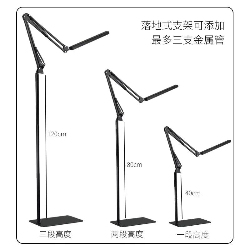 led floor lamp eye protection folding table lamp special living room bedroom study reading lamp