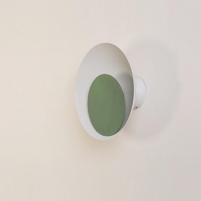 Lámpara de pared LED nórdica moderna Macaroon Moon