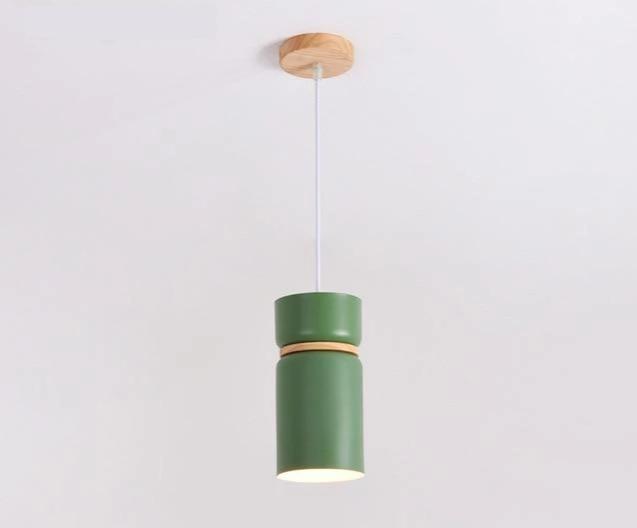 Minimaliste Green And White Pendant Light