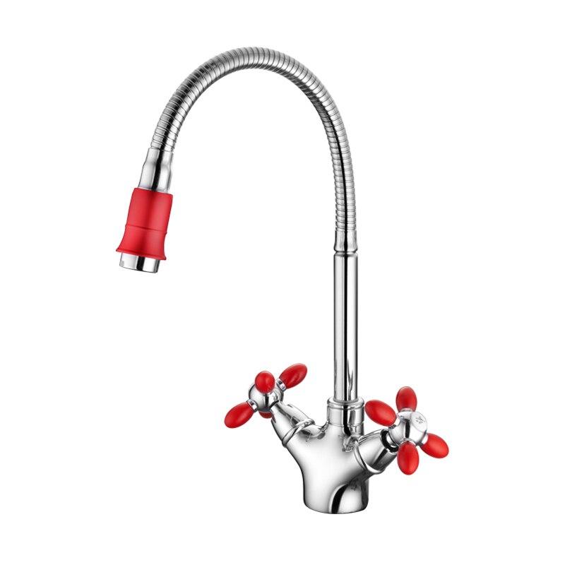 Modern Silver Kitchen Faucet