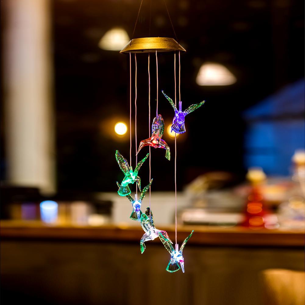 Hummingbird LED Wind Chime