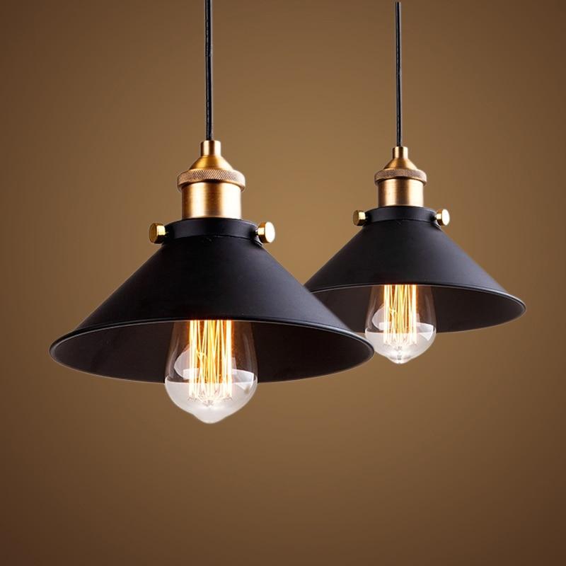 Black Industrial Hanging Lamp