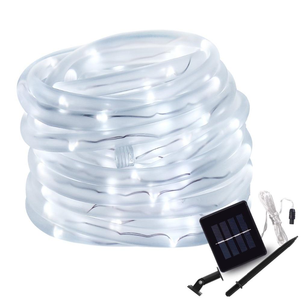 LED Solar Tube String Lights