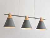 Green Modern Linear Hanging Lamps