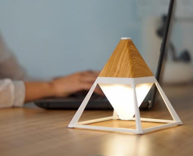 Colorful Pyramid Table Lamp