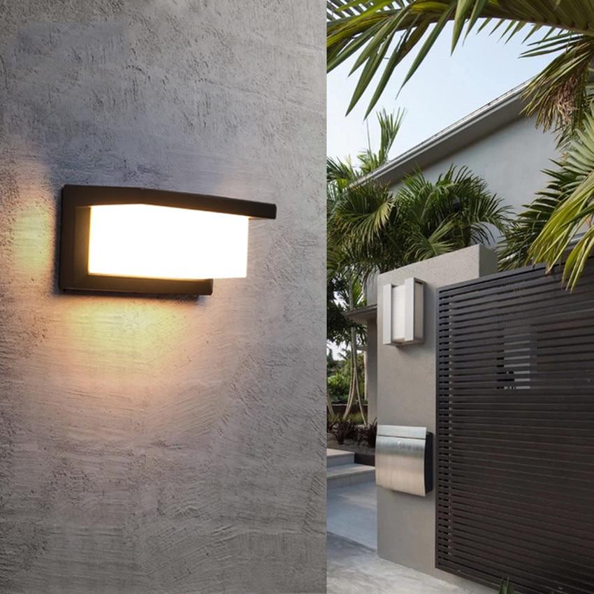 Black Outdoor Modern LED Light