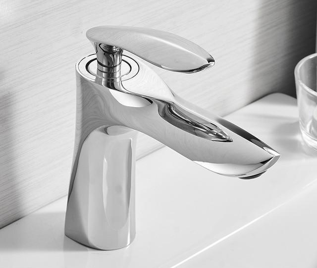 Luxury White Modern Basin Faucet