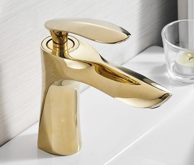 Luxury White Modern Basin Faucet