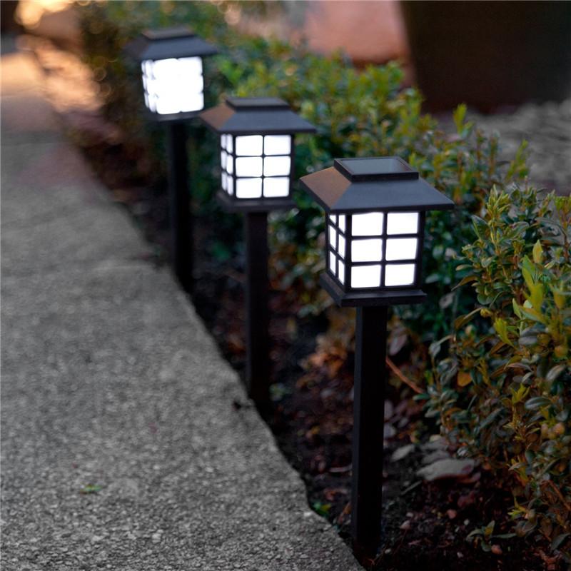 Outdoor Solar-Powered Floor Lamp