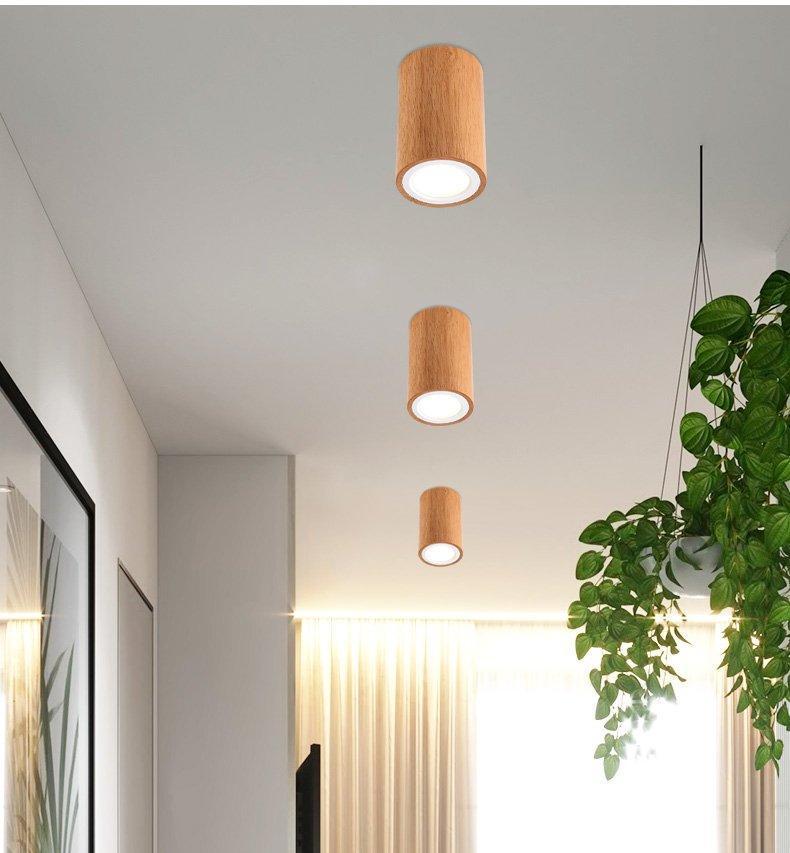 Modern Wood LED Ceiling Lights