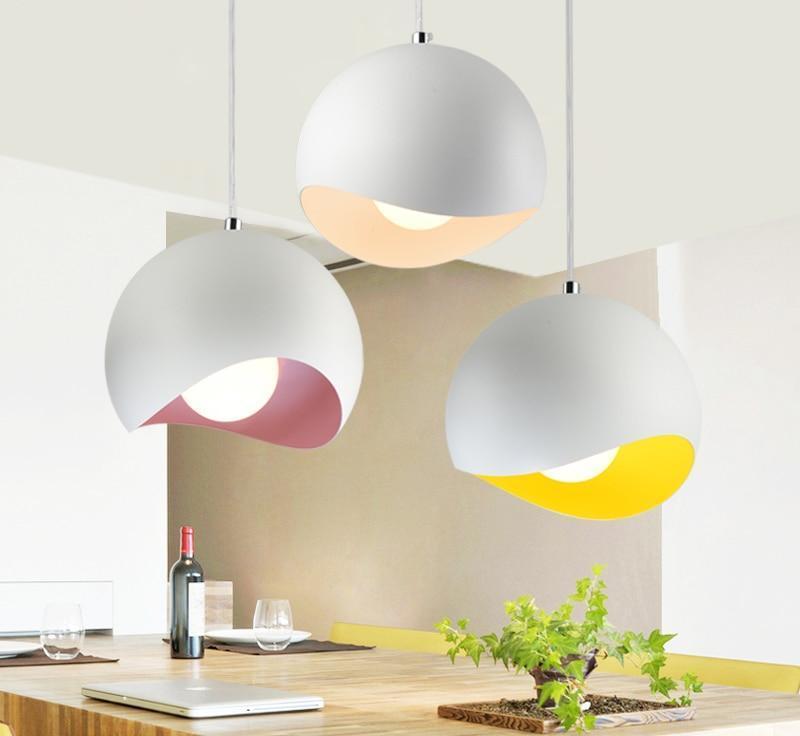 White Hanging Pendant Lighting