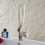 Silver Elegant Basin Faucet