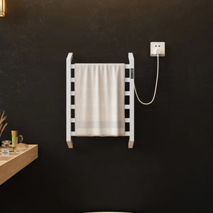 towel warmer electric for bathroom without drilling, electric towel rack stainless steel, heated towel rack for bathroom